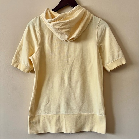 Converse Yellow Short Sleeve Hoodie - Picture 4 of 4